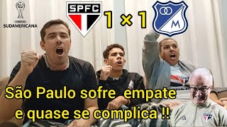 React Reações São Paulo 1 x 1 Milllonarios / Família Rivalidade.