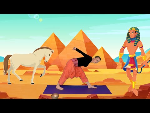 JOGA DLA DZIECI | Bajka o Ramzesie cz.1 | Asany | Relaksacja i wyciszenie | Kreatywna zabawa w domu