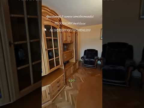 Apartament 3 camere semidecomandat Barbu Lautaru Brasov — Video