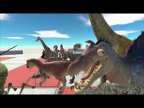 DINOSAUR RACE 16 - PART 2 - Animal Revolt Battle Simulator