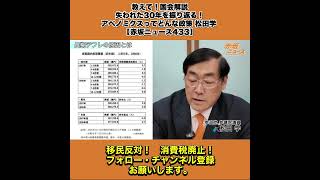 教えて！国会解説 失われた30年を振り返る！アベノミクスってどんな政策？松田学 【赤坂ニュース433】 3/6