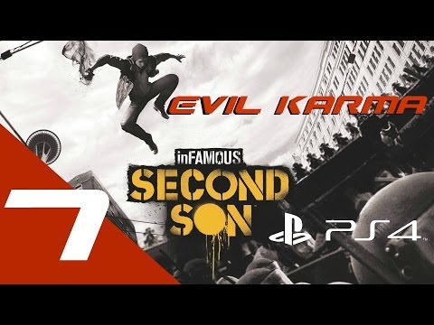 Infamous: Second Son Walkthrough Part 7 Evil Karma Let's Play Gameplay No Commentary