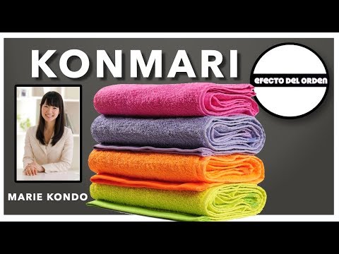 COMO DOBLAR TOALLAS (2 MÉTODOS ) MARIE KONDO * how to fold a towel two ways konmari