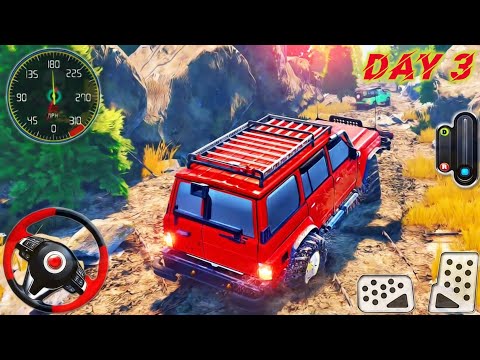 Offroad Driving Real Hummer Simulator || 4x4 Jeep SUV Hill Extreme Drive 3D ||