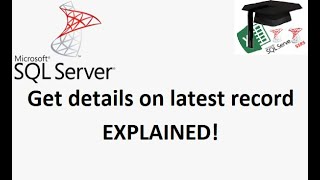 MS SQL tutorial showing how to return the latest record from a table