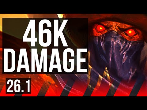 URGOT vs AKALI (TOP) | 46K damage | KR Master | 26.1