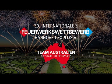 30. internationaler Feuerwerkswettbewerb 2022 - Team Australien "Skylighter Fireworx" • RADIO 21