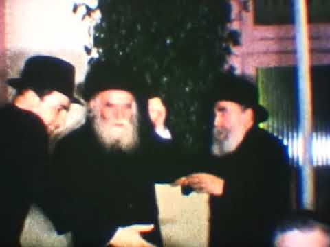 Historical footage of R' Aharon Kotler & R' Moshe Feinstein ztz"l