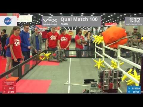 2017 VRC Math Q100 - 183Z 2131F vs 88809A 1575B - 45 to 12