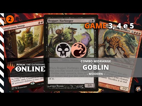 MODERN | GOBLIN COMBO | CHIUDIAMO 5-0 O 4-1? | GAME 3, 4 e 5 [MTGO ITA][PARTE 2 DI 2]