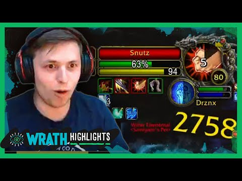 Whaazz vs Snutz INSANE 2v2 Arena WOTLK BETA