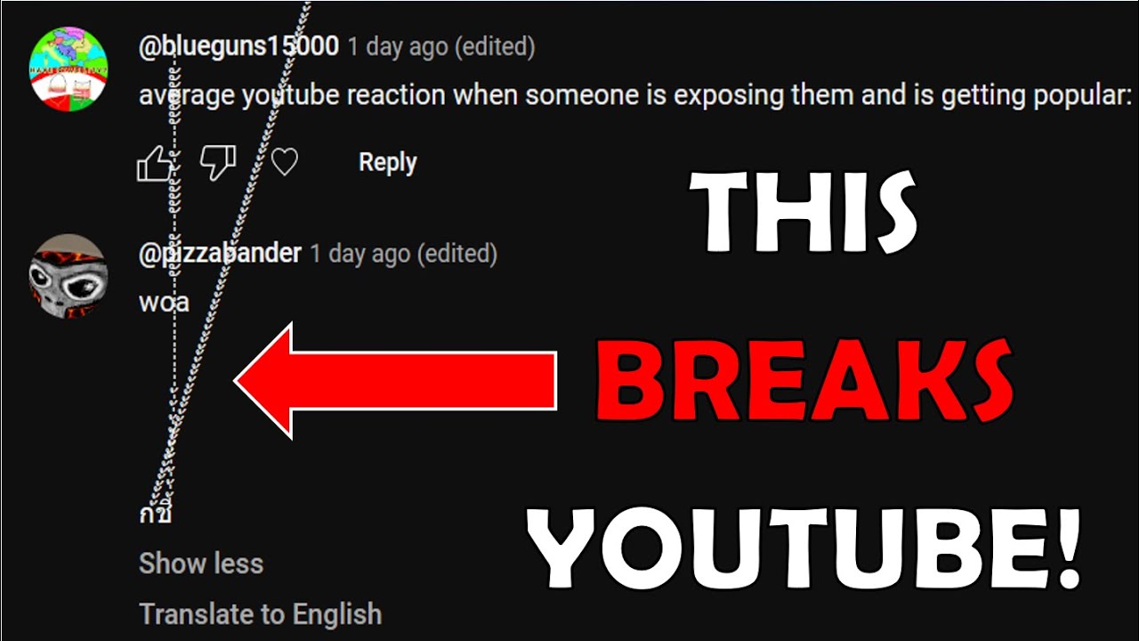 This Comment BREAKS Youtube!