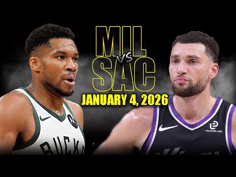 Milwaukee Bucks vs Sacramento Kings Full Game Highlights – January 4, 2026 | NBA Season