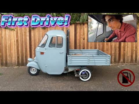 Thumbnail for Piaggio Ape First Test Drive | 1963 Piaggio Ape EV Conversion Part 2 by Piaggio