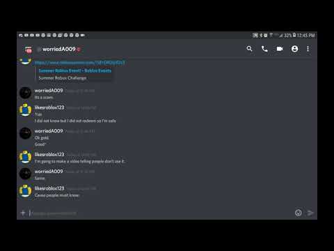 Roblox Summer Event Scam.