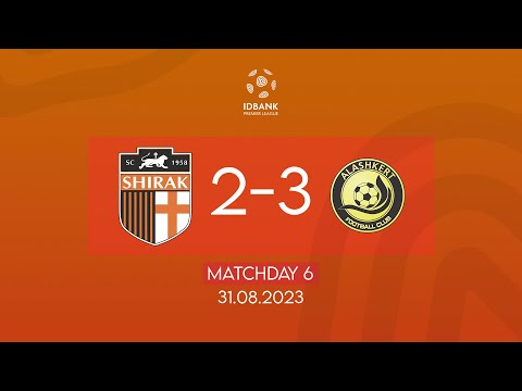 IDBank Premier League. Matchday 6. FC Shirak - FC Alashkert (31.08.2023)