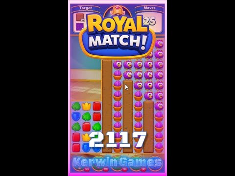 Royal Match Level 2117 - No Boosters Gameplay