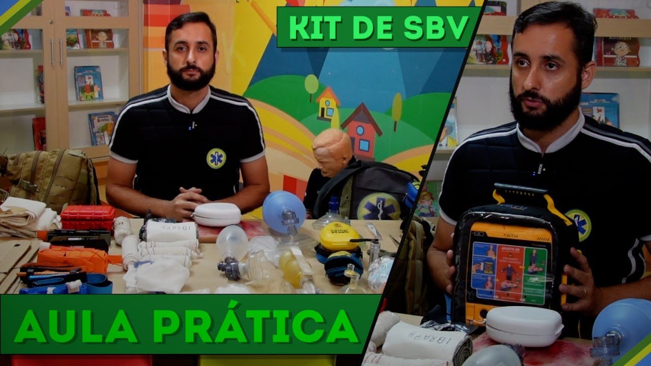Itens de SBV do Kit de Primeiros Socorros | Kit Padrão para Escolas | Lei Lucas