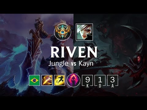 Riven Jungle vs Kayn - BR Challenger Patch 8.20
