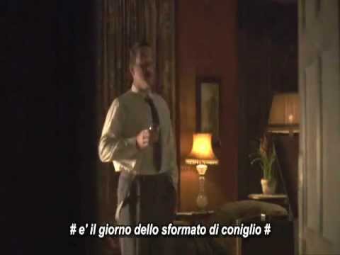 Matthew Macfadyen singing "run rabbit run"