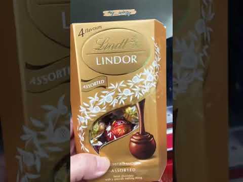 YUMMY LINDT LINDOR CHOCOLATES 🍫 #shorts #satisfying #yummy #asmr #asmrsounds #chocolate #cny2023