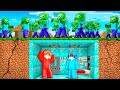 Bunker SECRETO Vs APOCALIPSIS ZOMBIE En Minecraft
