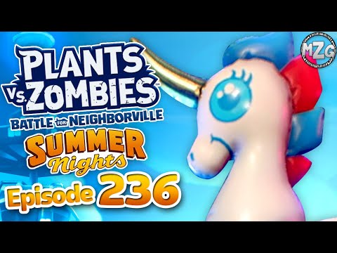 Universal Unicorn Hat! Summer Nights! - Plants vs. Zombies Battle for Neighborville Part 236
