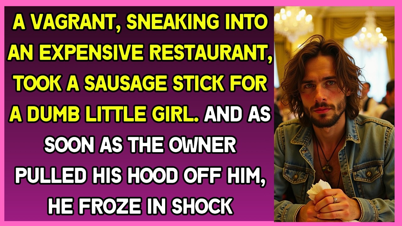 Homeless man, sneaking into restaurant, took a sausage. And as soon as owner pulled his hood off him