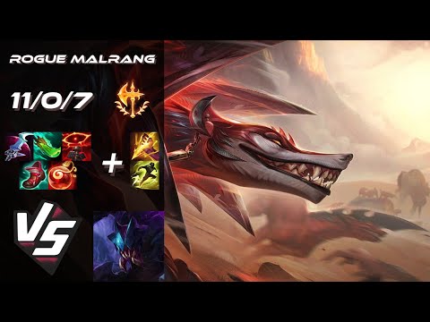 Rogue Malrang JUNGLE Naafiri vs Rek'Sai - EU Grandmaster Patch 25.S1.7