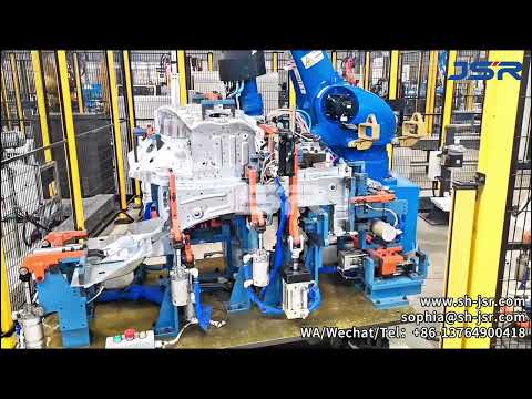 Robotic Spot Welding for Automotive Aluminum Parts by JSR Automation project