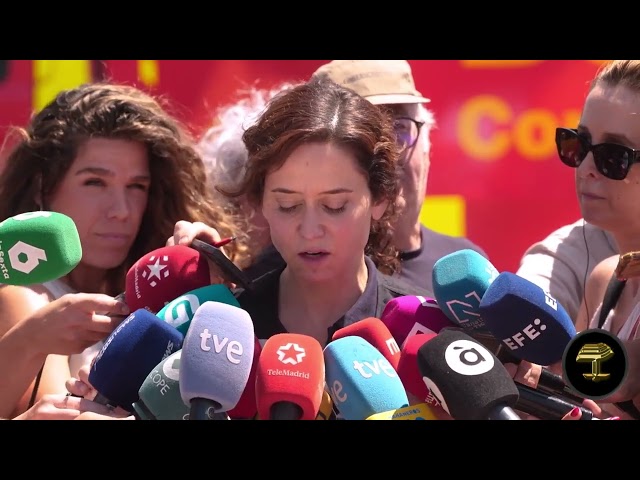 Díaz Ayuso “Es el peor incendio de la historia de la Comunidad de Madrid"