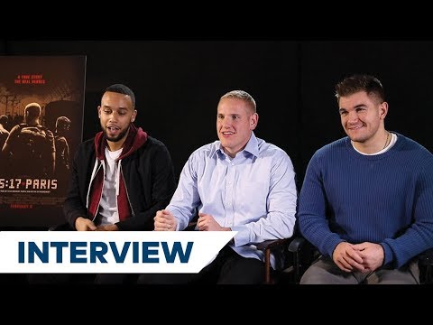 Interview with the cast of The 15:17 to Paris