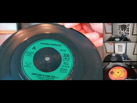 Something In Your Eyes ~ Dusty Springfield & Richard Carpenter ~ 1987 A&M 45rpm ~ 1963 Bush SRP31D