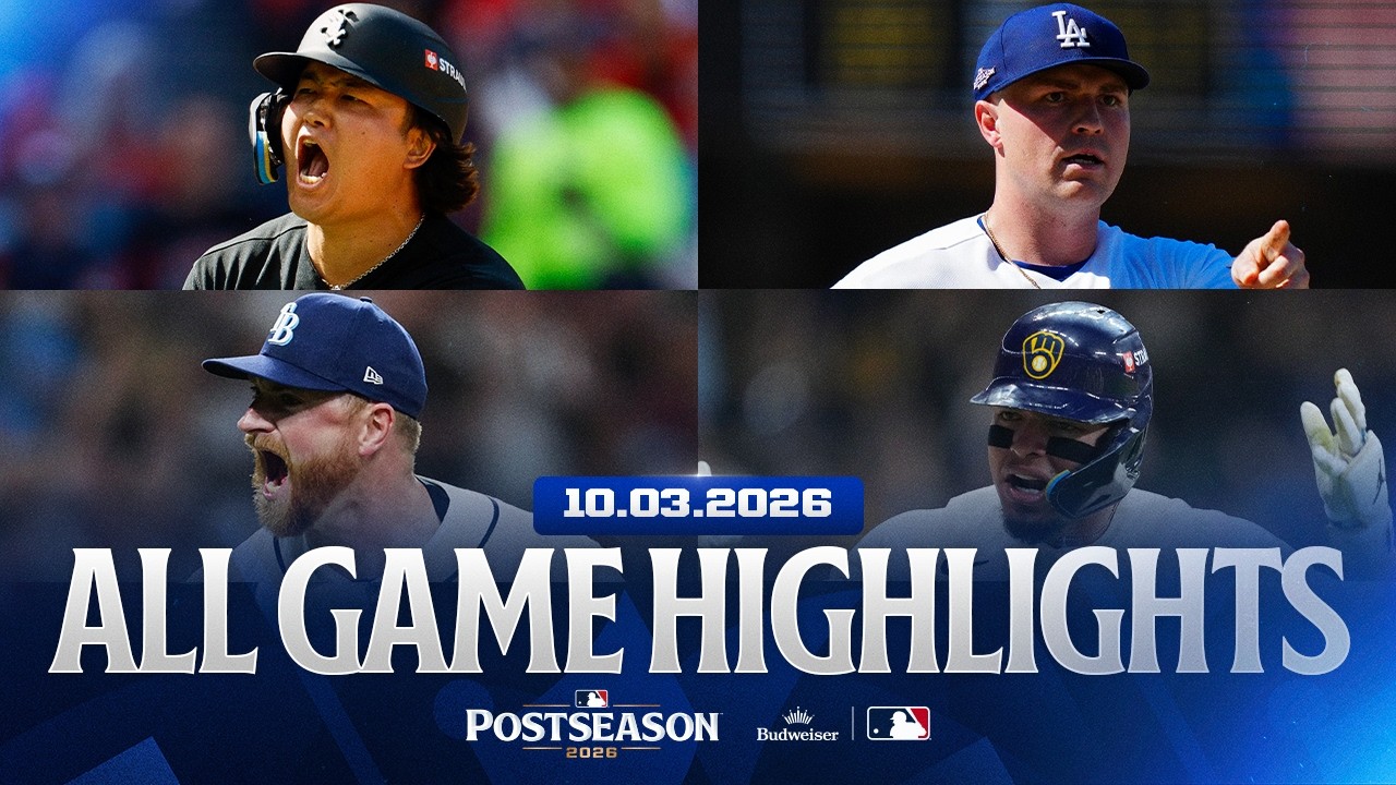 Highlights from ALL Division Series Game 1s! (Murakami homers, Rasmussen dominates and MORE!)