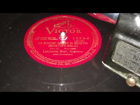 La Boheme- Musetta’s Waltz: Lucretia Bori