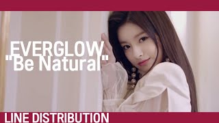 EVERGLOW "Be Natural" (Cover) | Line Distribution