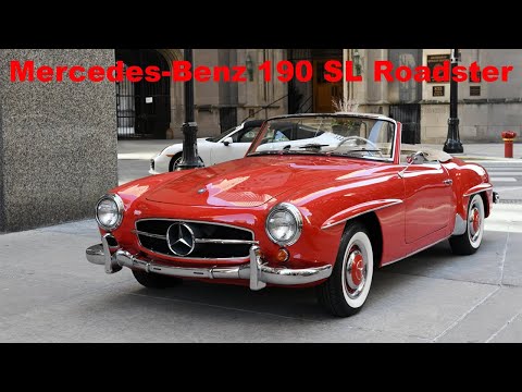 Thumbnail for ! Mercedes-Benz 190 SL Roadster | POV Walkaround, Exterior, Interior (Red color) by Mercedes-Benz 190 SL