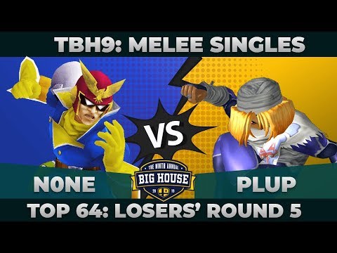 n0ne vs Plup - Top 64 Losers' Round 5: Melee Singles - The Big House 9 | Captain Falcon vs Sheik
