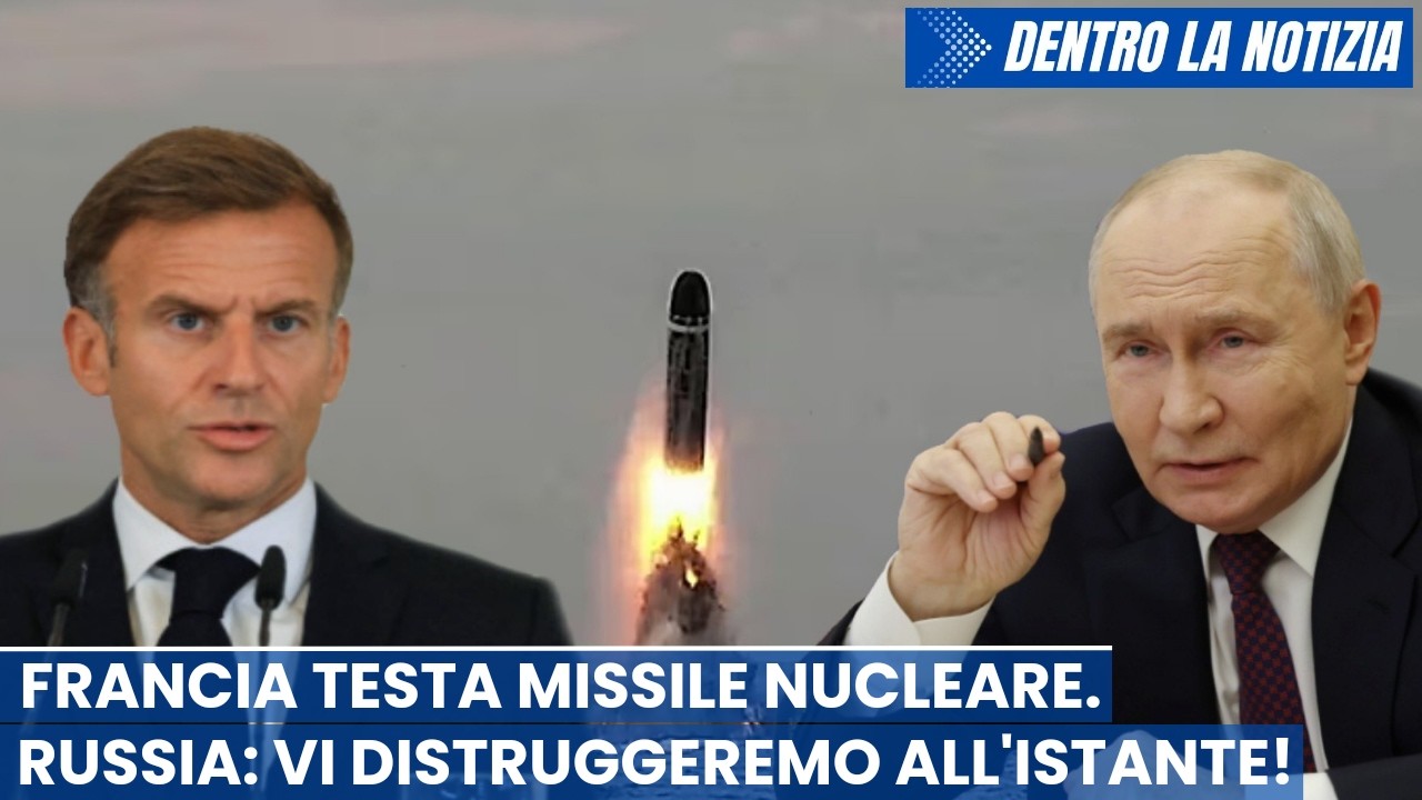 Francia testa nuovo missile balistico nucleare! Russia: è ridicolo! Karaganov: attacco preventivo!