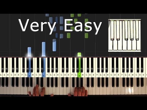 Flea Waltz - Flohwalzer - Piano Tutorial Esay - How to play - Synthesia