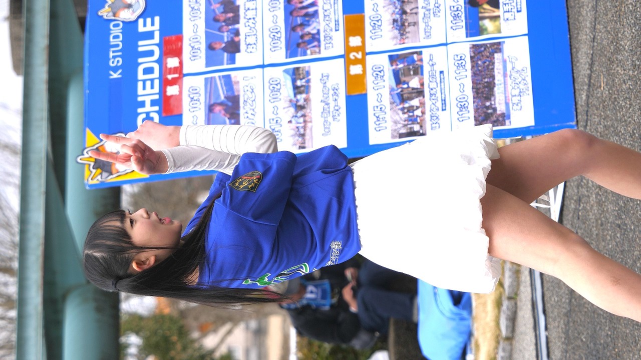 【生音】【チアダンス】ほくりくアイドル部 「きっと、ミラクル」(オリジナル曲) 2曲目 カターレ富山 vs. ツエーゲン金沢 K STUDIO 第1部 縦動画 望遠 2026年3月15日