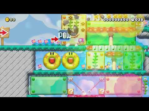 SPEEDRUN♪初心者の方もにぎやかに走ろ(^^) by ままにゃん* - Super Mario Maker 2 - No Commentary 1bu