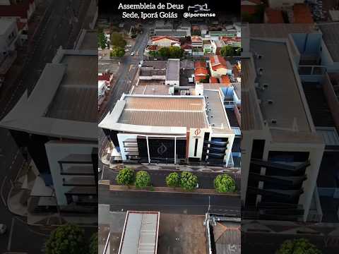 IPORÁ GOIÁS, PROJETO VISAO AÉREA - IGREJA ASSEMBLEIA DE DEUS SEDE.
