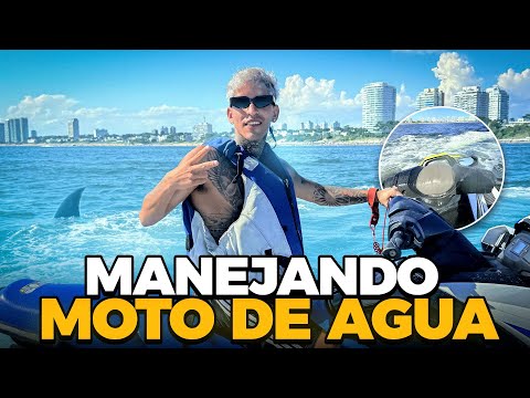 PRIMERA VEZ MANEJANDO MOTO DE AGUA 🇺🇾 