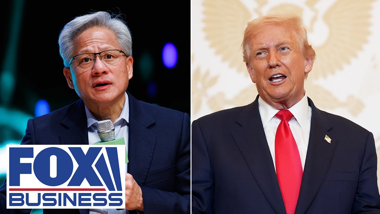 ‘HE SET THE TONE PERFECTLY’: Nvidia CEO credits Trump for US tech leadership