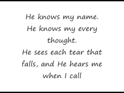 Thumbnail for He Knows My Name video