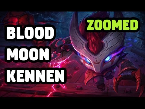 BLOOD MOON KENNEN SKIN ZOOMED SPOTLIGHT - LEAGUE OF LEGENDS