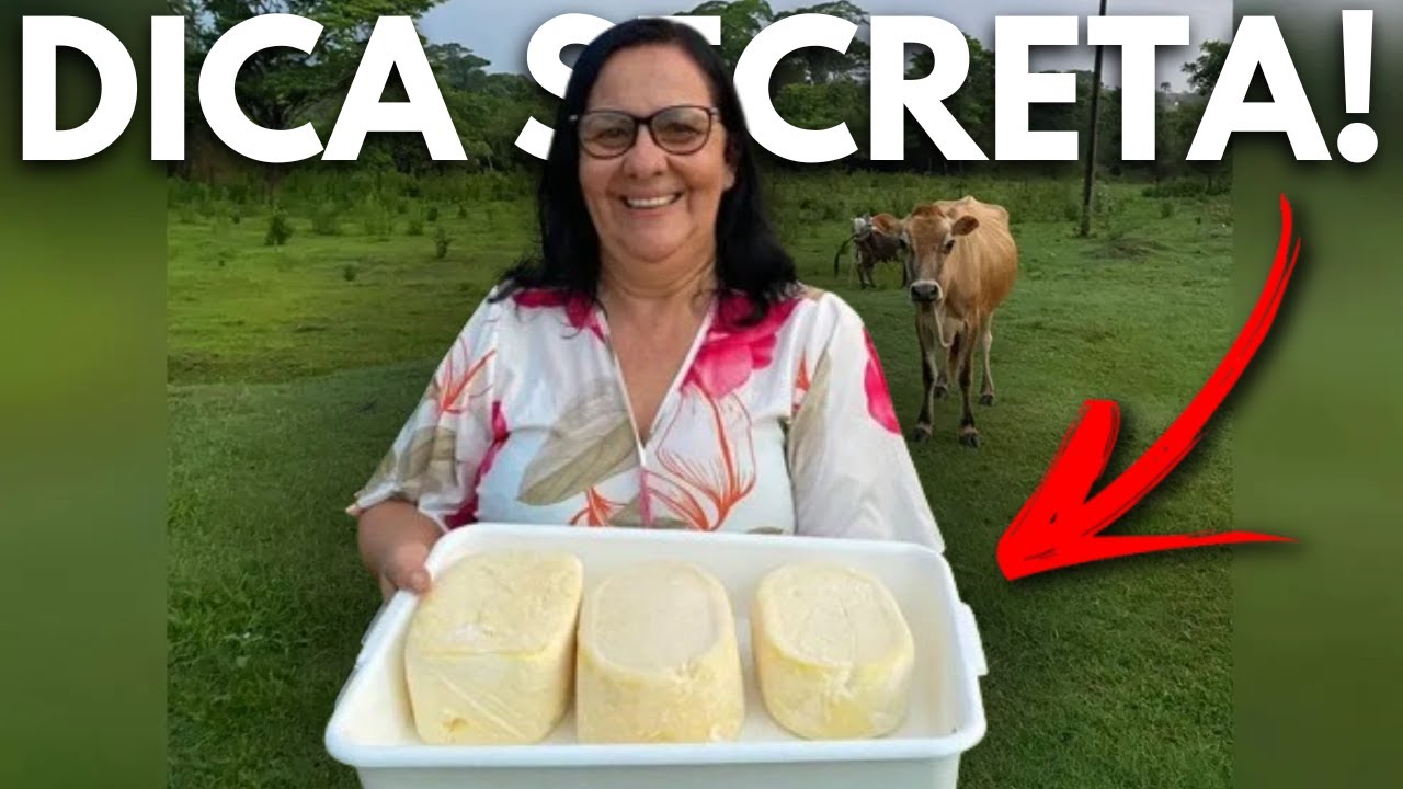 Veja como prepara um queijo parmesão! Passo a Passo - Célia Morais
