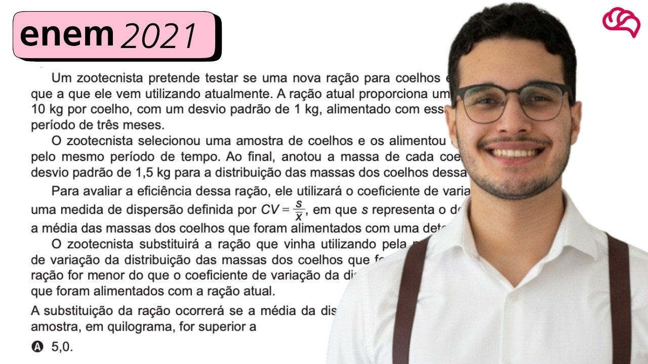Resolução em Vídeo — Questão 146 ENEM 2021