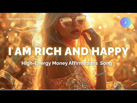 I AM RICH AND HAPPY🎵Positive Affirmations Song🎵 Money Wealth, manifestation,law of attraction